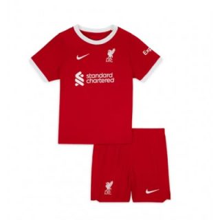Otroški Nogometni dresi kompleti Liverpool Domači 2023-24 z lastnim imenom